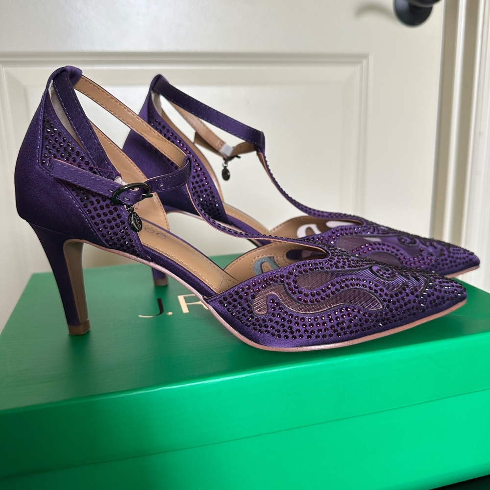 JRenee purple heels - Picture 3 of 5